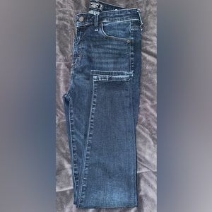 A&F High Rise Ankle Jeans